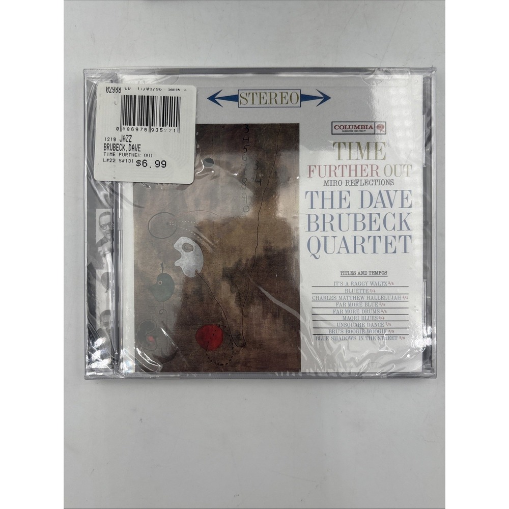 Dave Brubeck Quartet - Time Further Out CD | Columbia 64668 | Brand New / Sealed